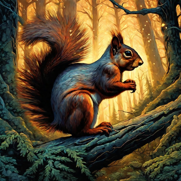 Squirrel's Woodland Adventures A Tale of the Forest