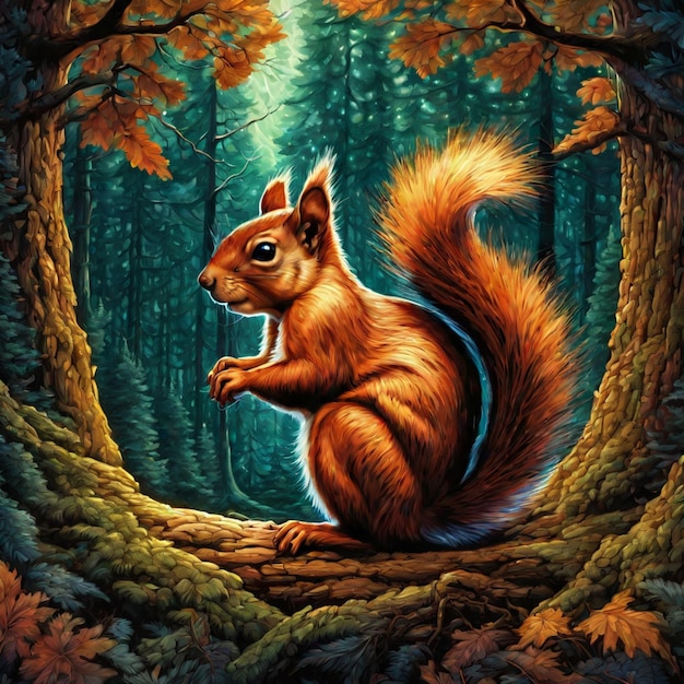 Squirrel's Woodland Adventures A Tale of the Forest