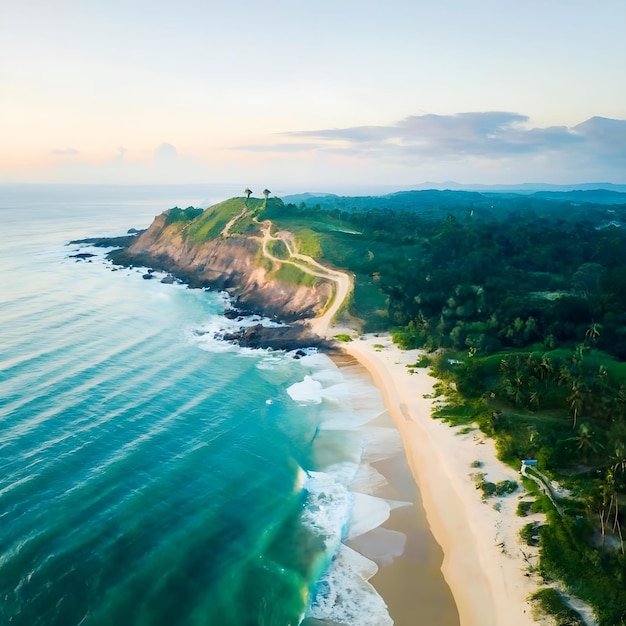 Sri Lankan Landscape Drone Image