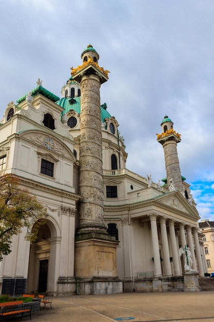 St Charless Church Karlskirche in Vienna Austria