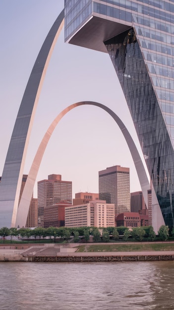 St louis missouri usa skyline