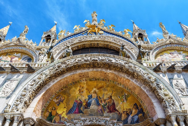 St Mark's Basilica or San Marco Venice Italy