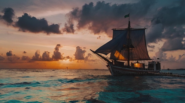 St Martins Island Bangladesh sunset view