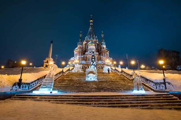 St Michael the Archangel Cathedral in Izhevsk Udmurtia