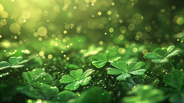 St patrick background lucky background