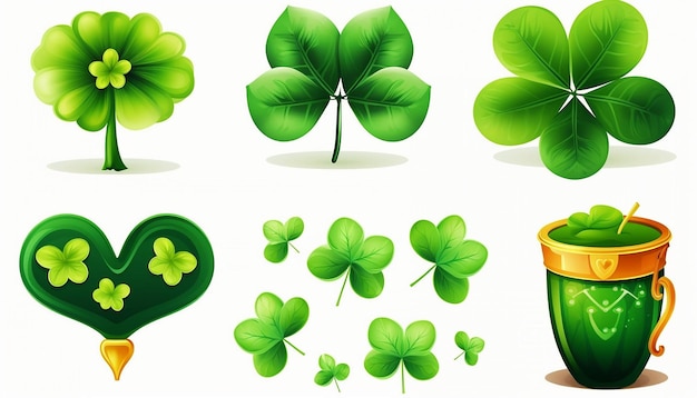 St Patricks Day elements collection