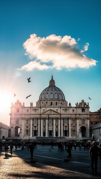 St peters basilica at daylight