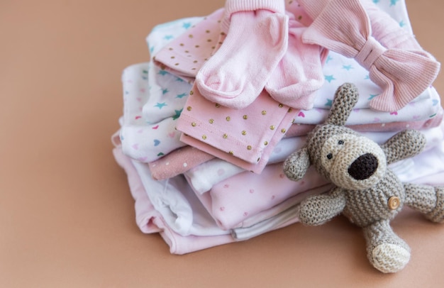 Stack of Baby bodysuits