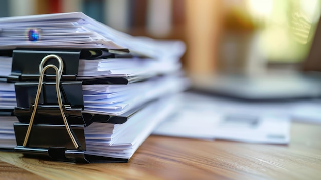 The stack of binders