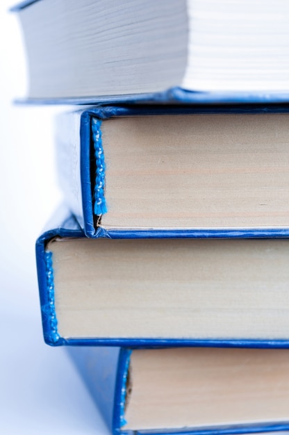 stack of books close-up