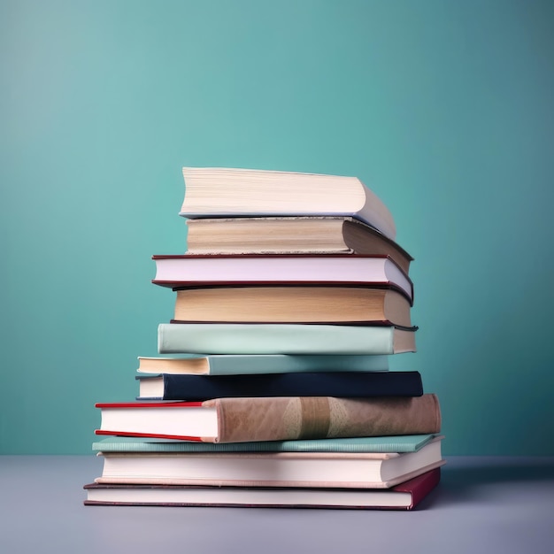 A stack of books with one that says the book is a book