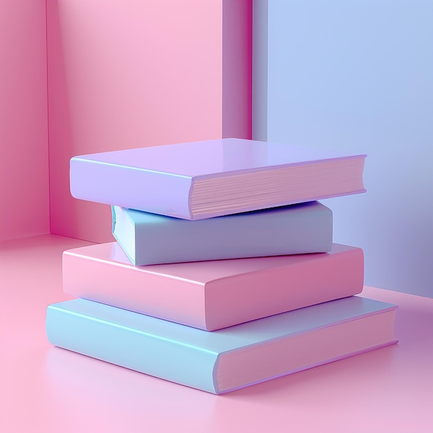 a stack of books with a pink background and a purple one that says quot the word quot on the bottom