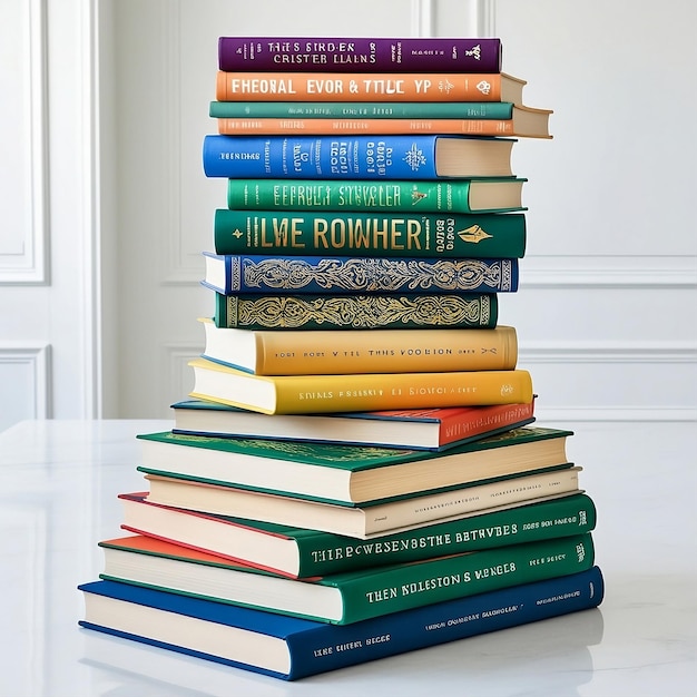 a stack of books with the word time on top of them