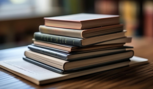 a stack of books with the word  the time  on the top