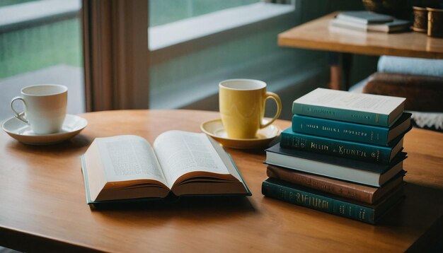 Photo a stack of books with the word quot the quot on the top