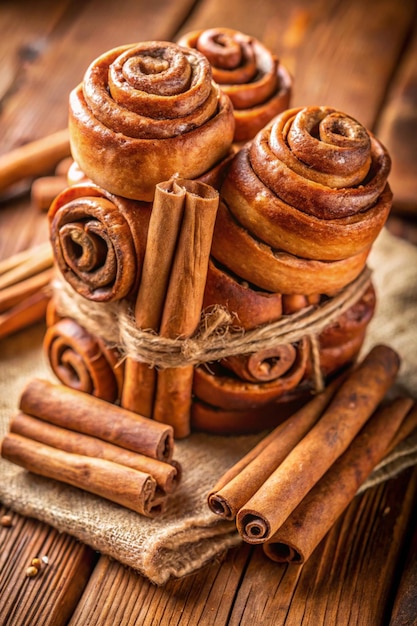 Stack of cinnamon