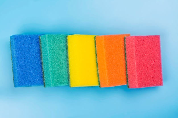 Stack of cleaning sponges