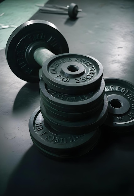 a stack of dumbbells with the words quot old quot on the bottom