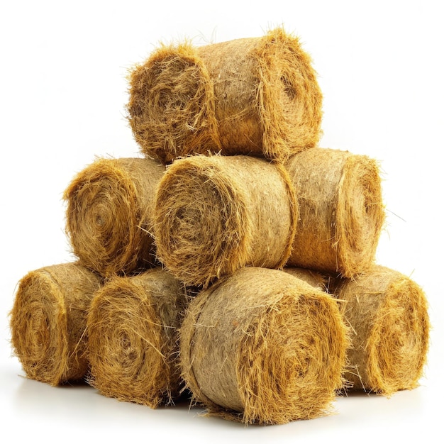 Stack of Hay Bales Generative AI