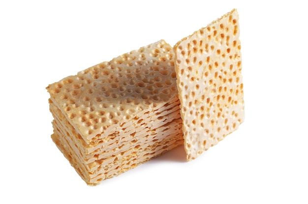 Stack of rye crackers