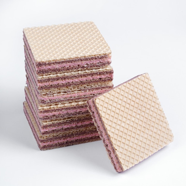 Stack of square wafers