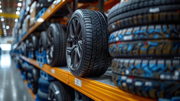 Photo a stack of tires with a tag that says tires