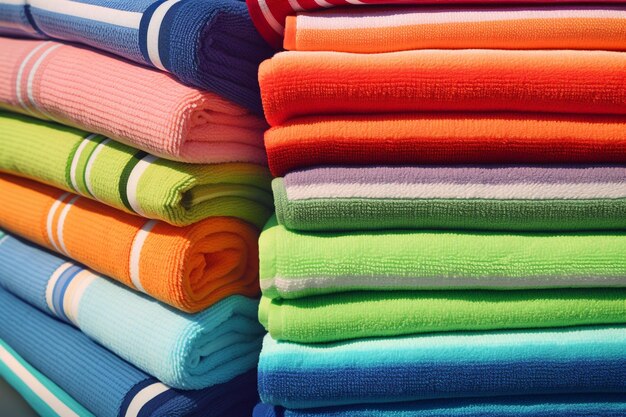 A stack of towels