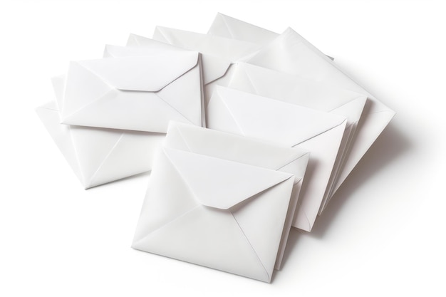 Photo a stack of white envelopes with the words quot the letter quot on them