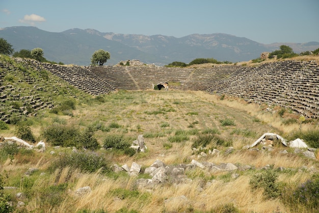 Stadium of Aphrodisias Ancient City in Aydin Turkiye