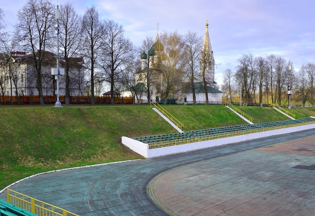 The stadium at the church