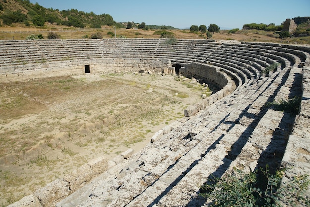 Stadium of Perge Ancient City in Antalya Turkiye