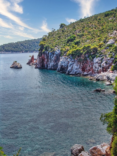 Stafylos in Skopelos of Greece