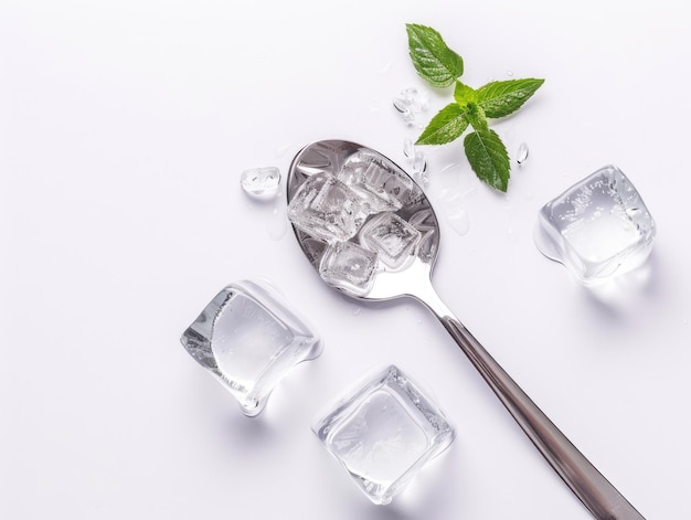 Stainless Steel Cocktail Spoon on White Background for Bars and Eateries