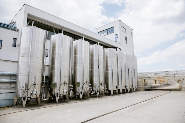 Stainless steel wine tanks