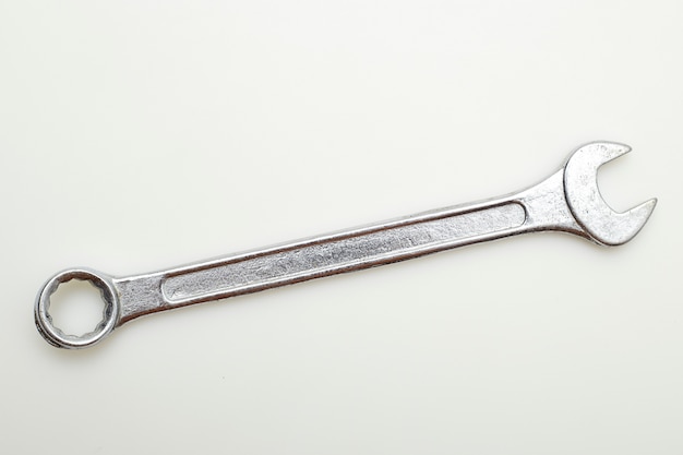 Stainless Steel Wrench close up