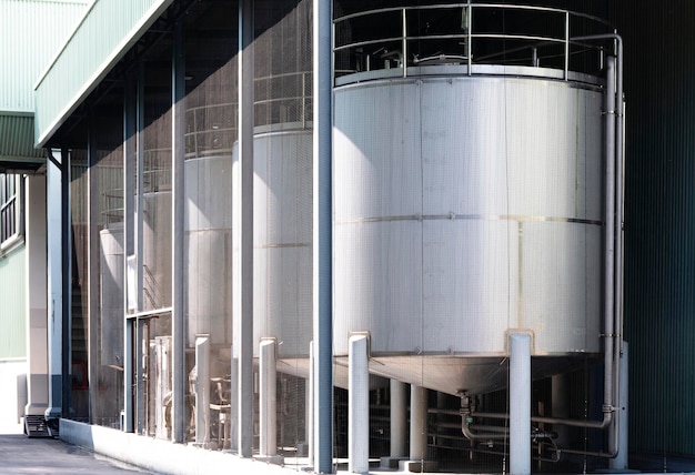 Stainless water tanks for production processes