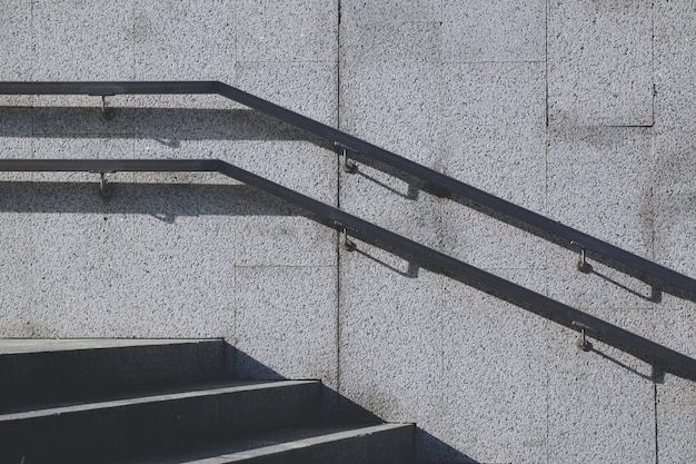 Stairs architecture in the street