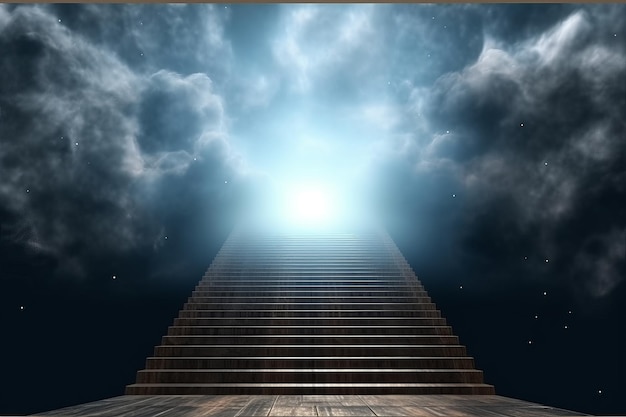 Stairway to Heaven Ascending through the Clouds Generative AI