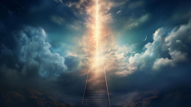 Stairway leading to heaven