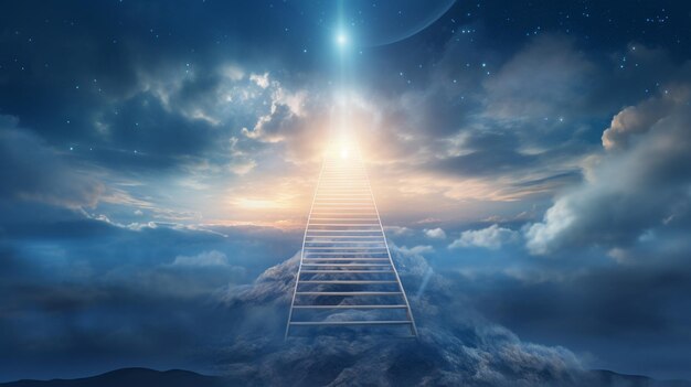 Stairway leading to heaven