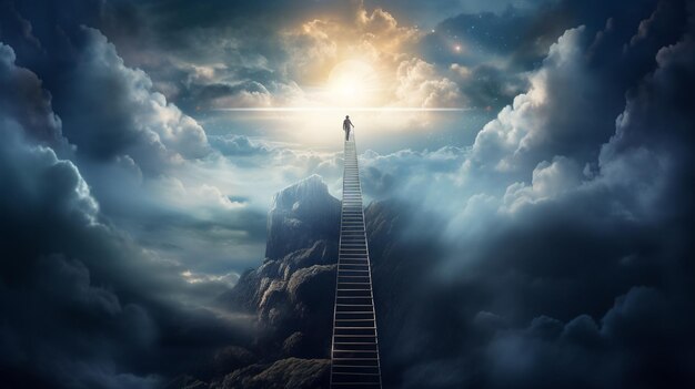 Stairway leading to heaven