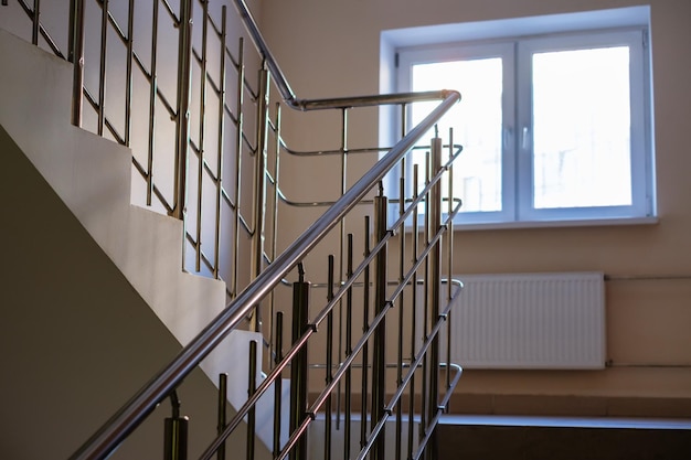 Stairway in the new residential building