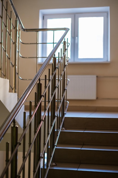 Stairway in the new residential building