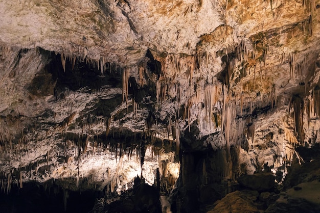 Stalactites and stalagmite