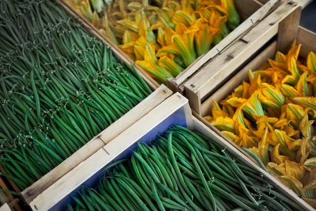 Stall of vegetable