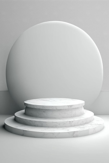 Stand out from the competition with a striking marble pedestal illustration