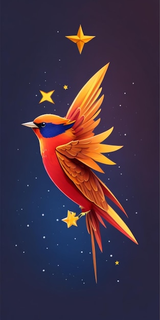 Star bird logo concept 1