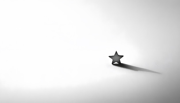 a star is on a white background with a star on it