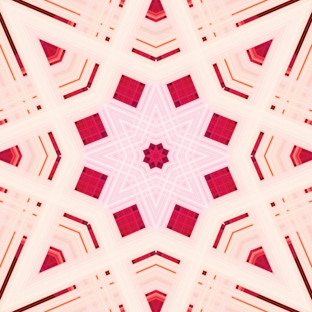 Star seamless pattern Line pattern Kaleidoscopic background