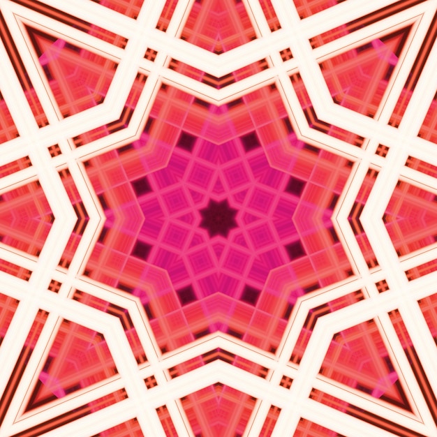 Star seamless pattern Line pattern Kaleidoscopic background